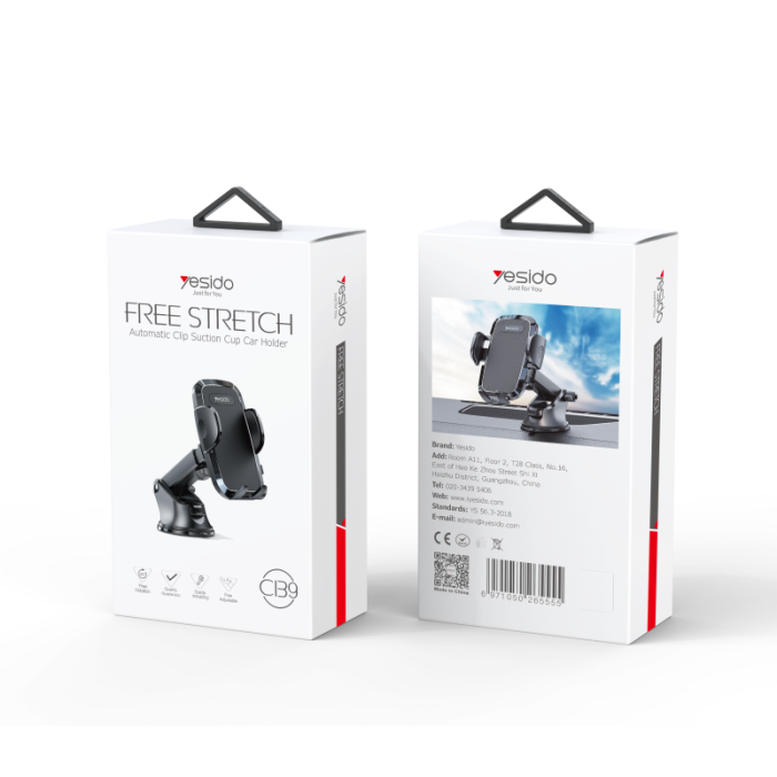 C139 Hot mobile phone accessories car holder 360 extend 360 suction car mount phone holder