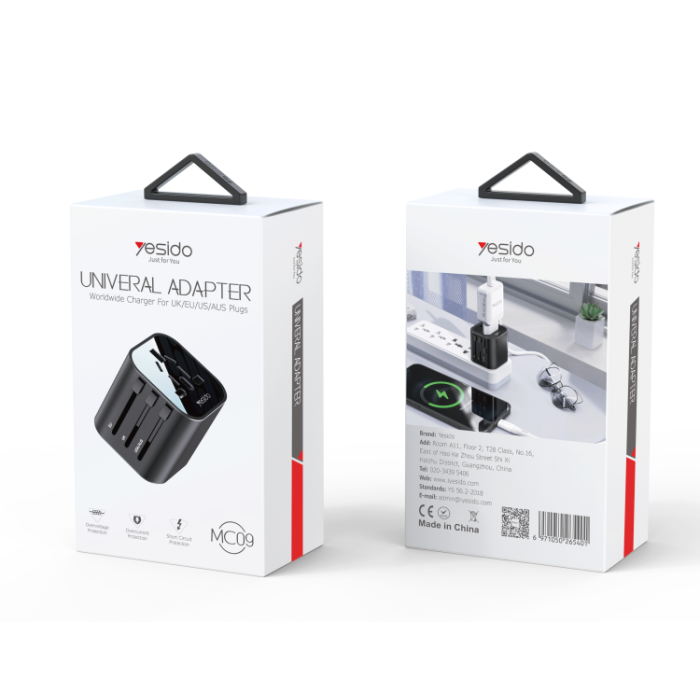 MC09 New Design 4 in 1 Portable Charger Plug Convert Adapter.