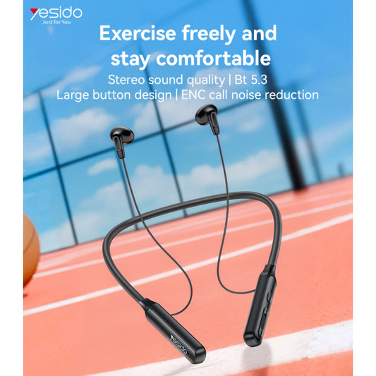 Halterneck Headset | ENC Noise Reduction & Magnetic Earbuds | YSP21 BT5.3