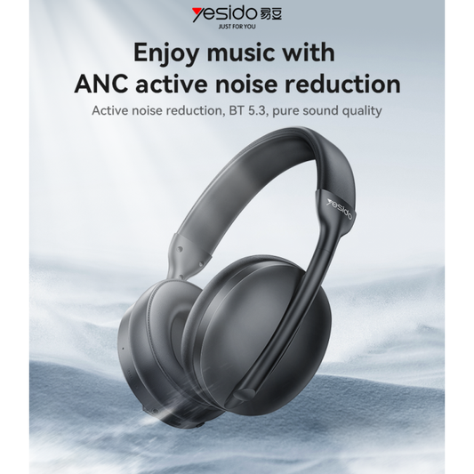 ANC Active Noise Cancelling Wireless Headphones (400mAh) EP08 BT5.3