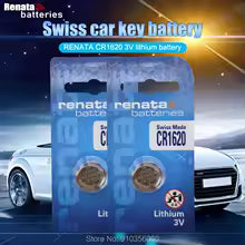 Renata Original Product 5Pcs/Lot cr1620 Button Cell Batteries For Watch 3V Lithium Battery CR 1620 Remote Control Calculator