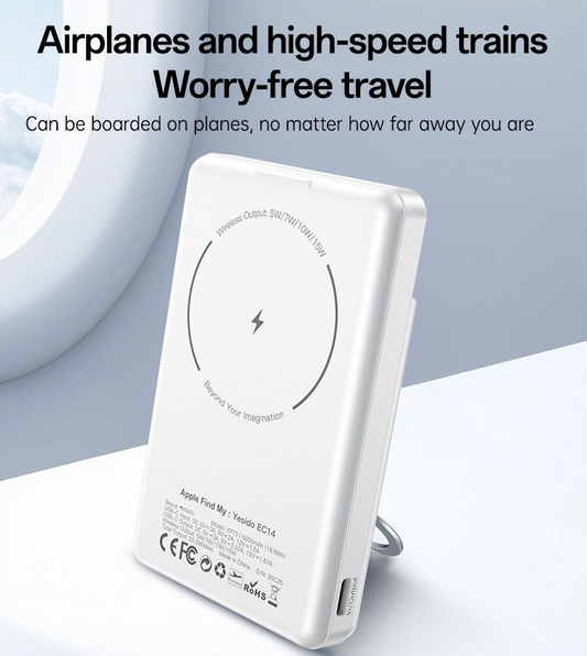 Yesido YP73 5000 Mah Magnetic Wireless Power Bank With Smart Locator