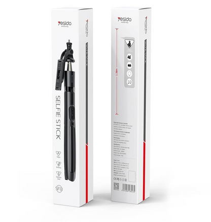 YESIDO SF13 Retractable Extended Bluetooth Tripod Phone Selfie Stand