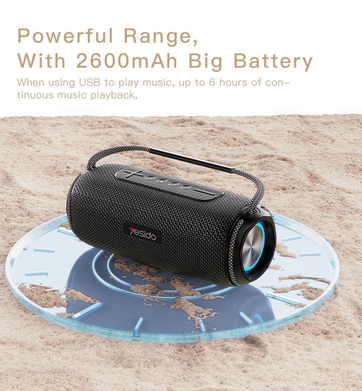 YESIDO YSW11 Wireless Bluetooth Speaker for Home/Outdoor