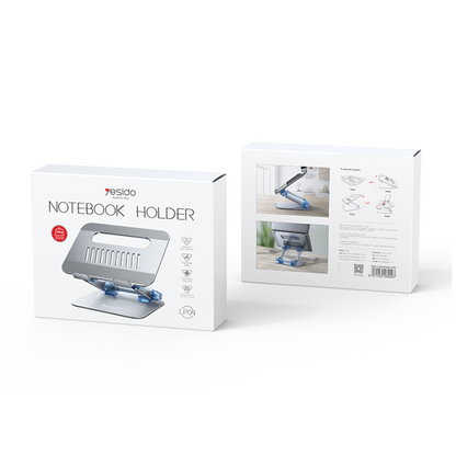 LP04 New Technique Compound Aluminum Alloy Folding Design Multi Angle Laptop Stand