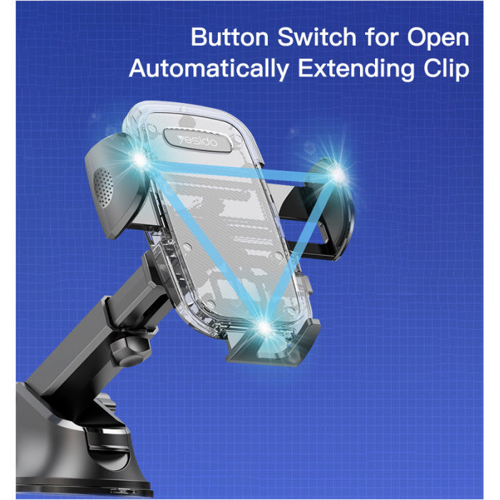 C139 Hot mobile phone accessories car holder 360 extend 360 suction car mount phone holder