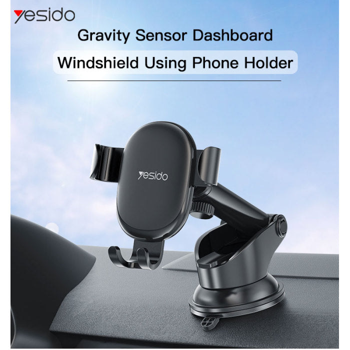 C120 Phone Holder Replaceable Base 360 Degree Flexible Universal Dashboard Car Mobile Phone Holder