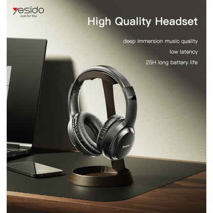 Wireless Over-Ear Headphones with Mic | Hi-Fi Stereo Studio Headset