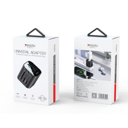 MC09 New Design 4 in 1 Portable Charger Plug Convert Adapter.