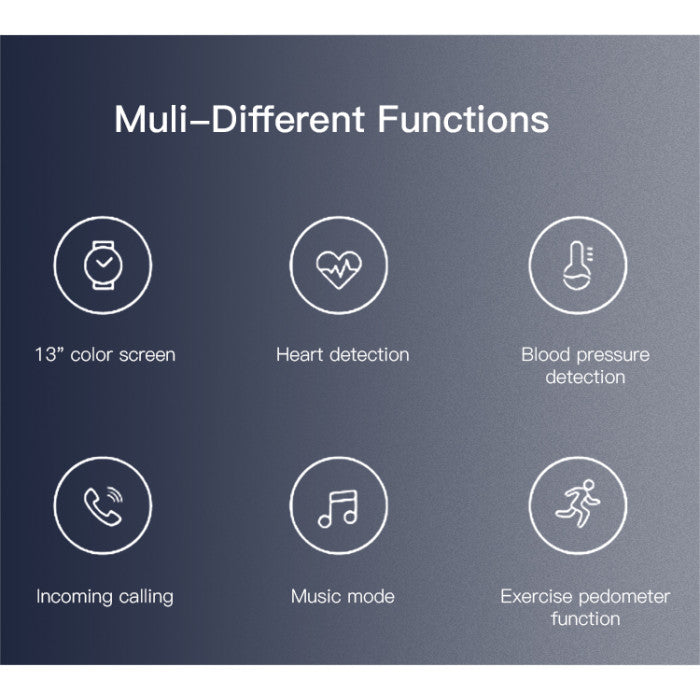 Zinc Alloy Smart Watch – Mobile Phone Connectivity & Smart Living