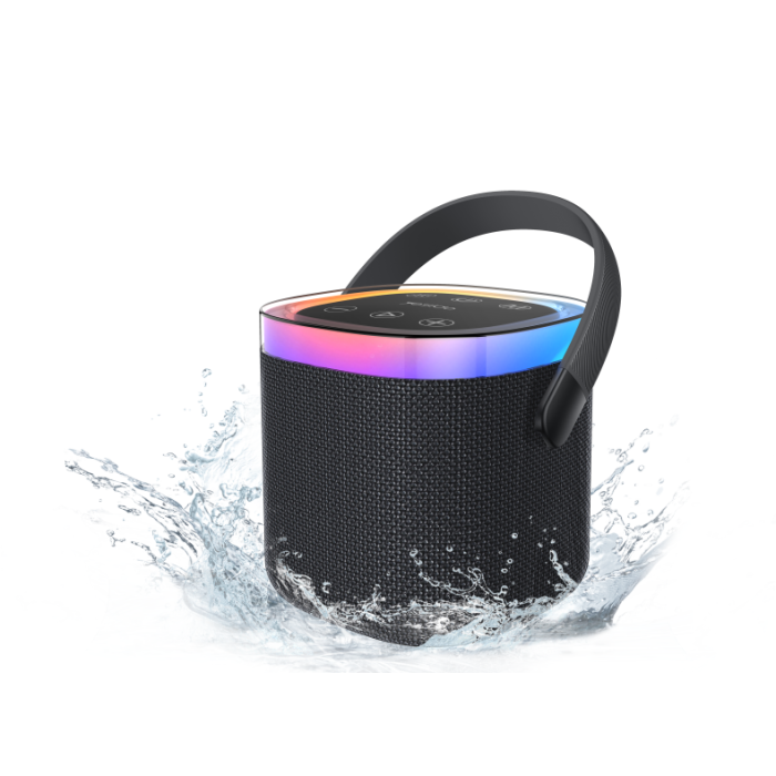 YSW25 Yesido BT5.3 360 Omnidirectional Sound Effect 8W 1800mAh High-capacity Battery IP67 Waterproof Rating Speaker.