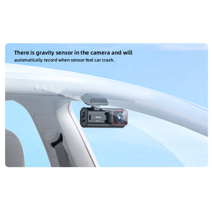 KM21 Yesido 1K High Clear Camera 145 Degree Range Built-in With 1.47" Screen Front way Car Driving Recorder.