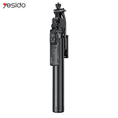 SF23 Yesido 360 Rotation AI Intelligent Face Tracking Multifunctional Remote Control Aluminum Alloy Pole Tripod Selfie Stick.