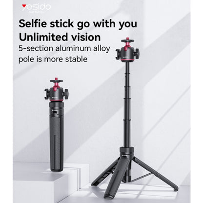 Yesido SF26 Telescopic Tripod Stand Selfie Stick