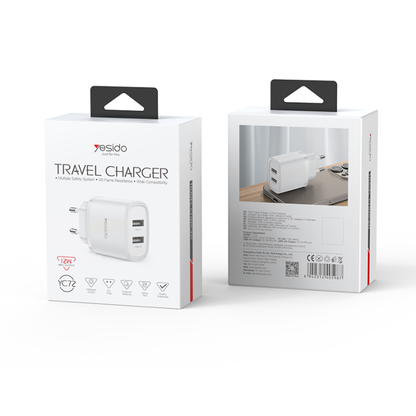 Fast Charging Small And Portable Safety Protection EU Plug Travel Charger