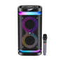 YSW29 Yesido 40W BT5.3 Dual 6.5inch Speakers RGB Light With Microphone 4400mAh Large Battery Digital Wireless Speaker