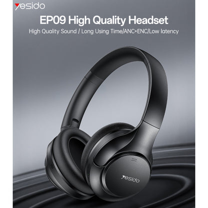 ANC & ENC Wireless Headphones | Long Use Time & Low Latency EP09 BT5.4