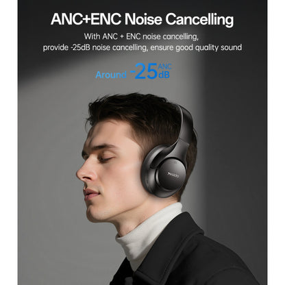 ANC & ENC Wireless Headphones | Long Use Time & Low Latency EP09 BT5.4