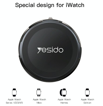Yesido DS18 For Apple Watch Charger Mini Strong Magnetic Wireless Charging