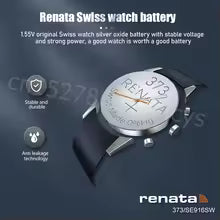 2PCS New Renata 373 SR916SW 916 LR916 SR68 1.55V Silver Oxide Watch Battery For Toy Remote Swiss Made Button Coin Cell