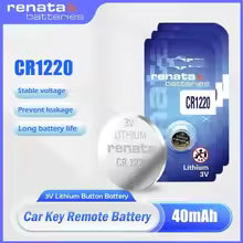 2PCS RENATA CR1220 CR 1220 BR1220 DL1220 ECR1220 LM1220 3V Lithium Battery For Calculator Scale Toy Alarm Button Coin Cell