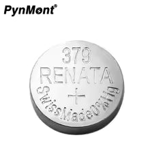 2PCS RENATA 379 SR521SW AG0 D379 SR63 V379 1.55V Silver Oxide Battery for Watch Toy Camera Alarm Swiss Made Button Cell