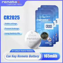 Original RENATA CR2025 CR 2025 DL2025 BR2025 KCR2025 3V Lithium Battery For Remote Control Calculator Scale Mouse Button Cell | 2pic