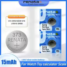 2PCS New Renata 373 SR916SW 916 LR916 SR68 1.55V Silver Oxide Watch Battery For Toy Remote Swiss Made Button Coin Cell