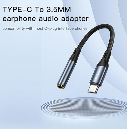 Yesido YAU38 Type-C to 3.5mm Female Audio Adapter