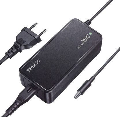 Yesido Universal Laptop Charger Adapter 65W-15 Interchangeable Tips, CG11E