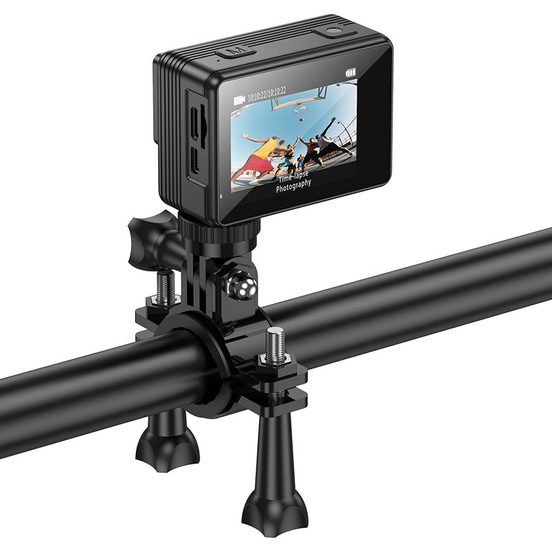 DV102, dual-screen sports HD action camera, 4k / 60fps video resolution, 150° field of view, up to 30 meters with waterproof shell