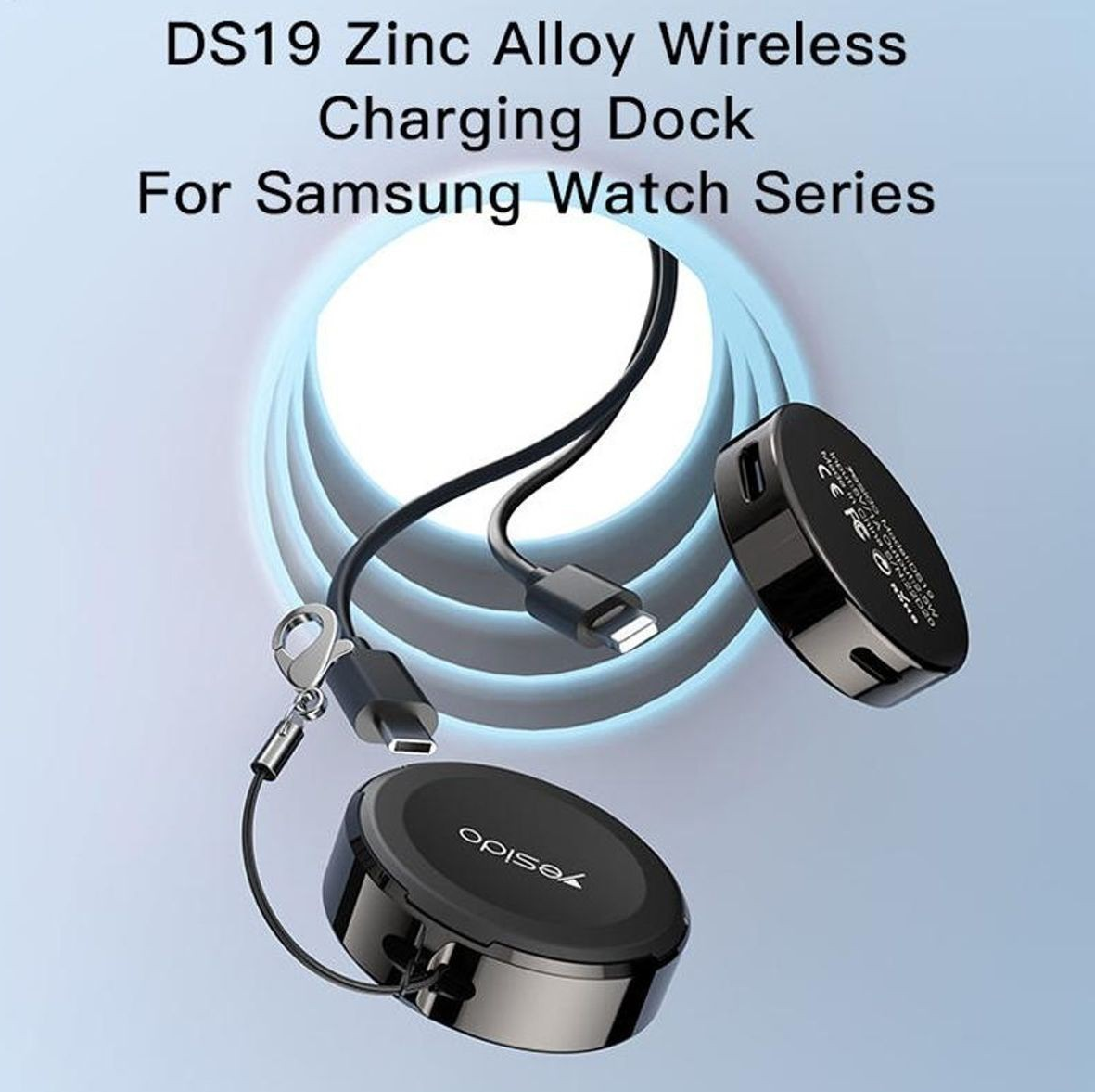 Yesido DS19 For Samsung Smart Watch Portable Magnetic Wireless Charger