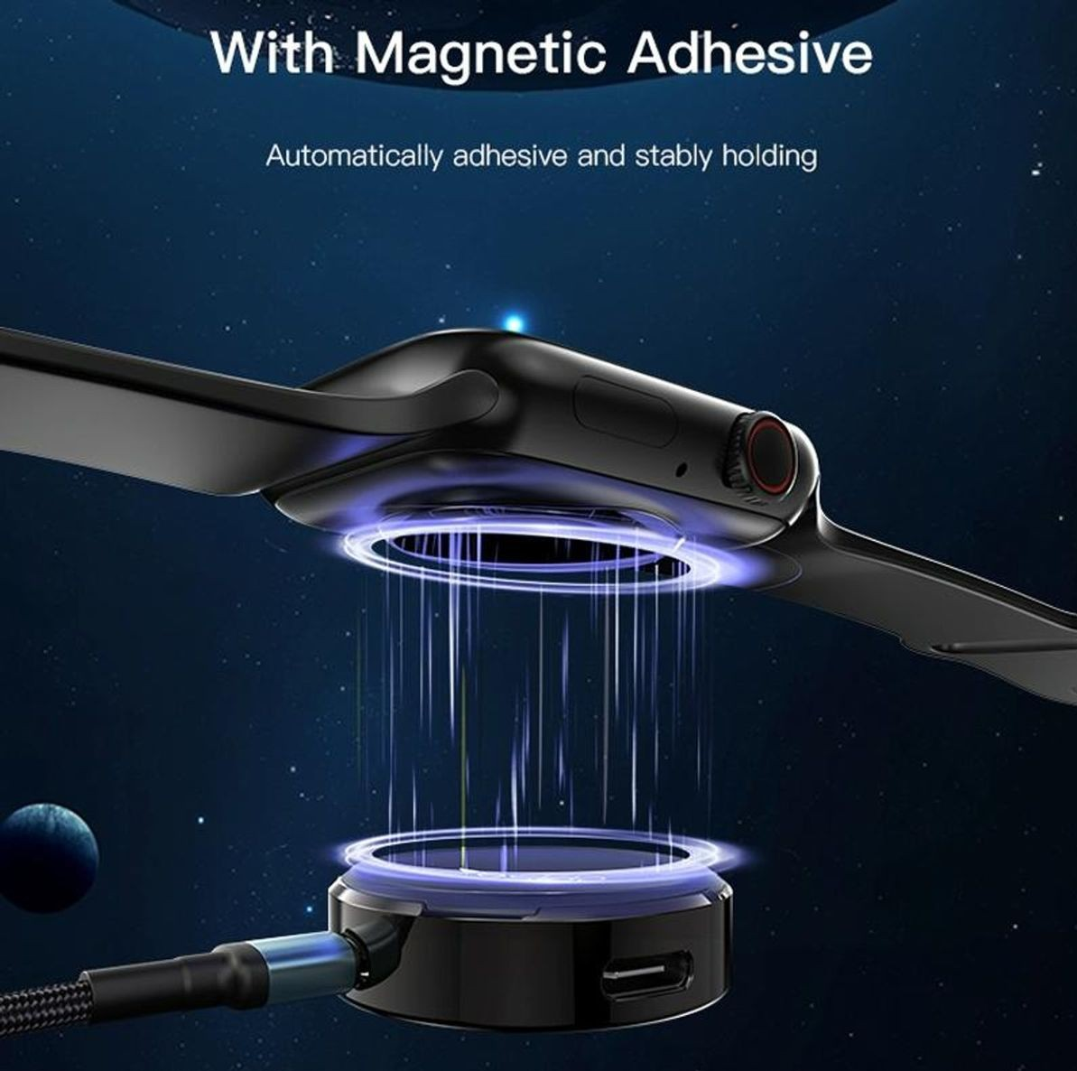 Yesido DS18 For Apple Watch Charger Mini Strong Magnetic Wireless Charging