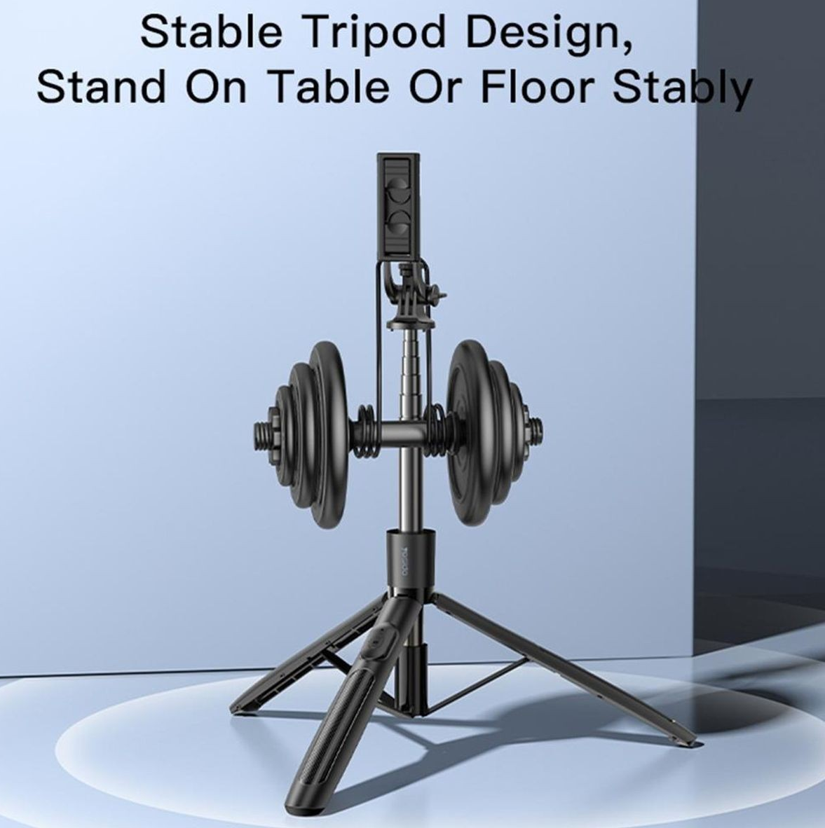 YESIDO SF13 Retractable Extended Bluetooth Tripod Phone Selfie Stand