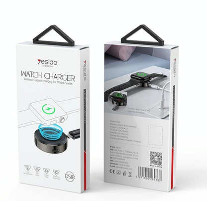 Yesido DS18 For Apple Watch Charger Mini Strong Magnetic Wireless Charging