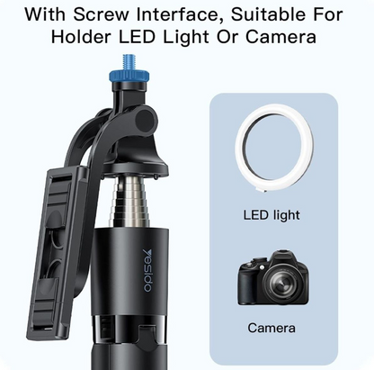 YESIDO SF13 Retractable Extended Bluetooth Tripod Phone Selfie Stand