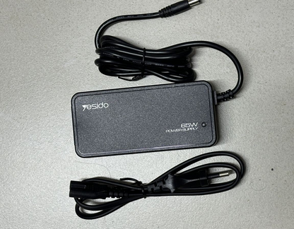 Yesido Universal Laptop Charger Adapter 65W-15 Interchangeable Tips, CG11E